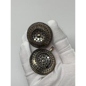 Unbranded Artisan Sterling Silver Ring + Pendant Stamped 925 Indonesia Apx 6.75